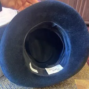 NWOT Peter Bettley London Black felt and velvet Hat from Saks Fifth Ave il_fullxfull.7410329640_coox.jpg main image 4